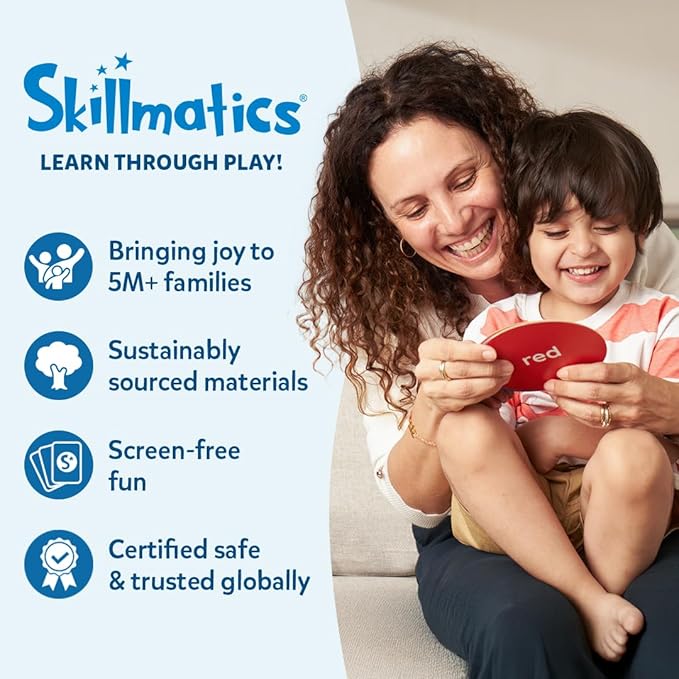 Skillmatics I Can Write - Reusable Preschool Learning Activities, Educational Toy and Game, Back to School Supplies, Gifts for Students, Kids, Toddlers Ages 3, 4, 5, 6