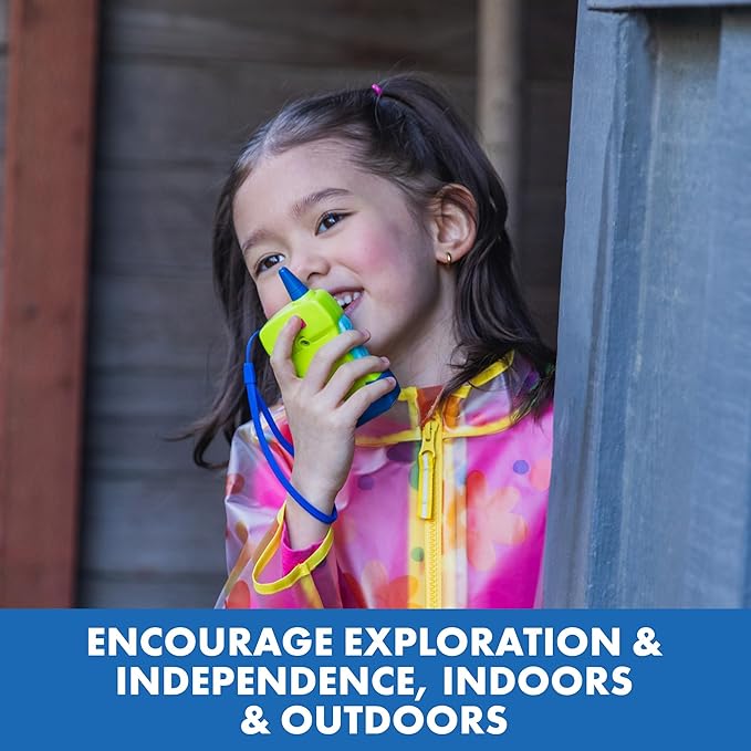 Educational Insights GeoSafari® Jr. My First Walkie Talkies, Preschool STEM Toy, Outdoor Toys, Gift for Kids Ages 4+