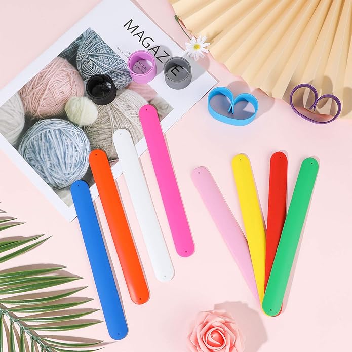26 Pieces Rainbow Silicone Slap Bracelets, Soft and Safe Blank Silicone Slap Bracelet for Adults and Teens, Families Craft Kit Party Favors, 13 Colors