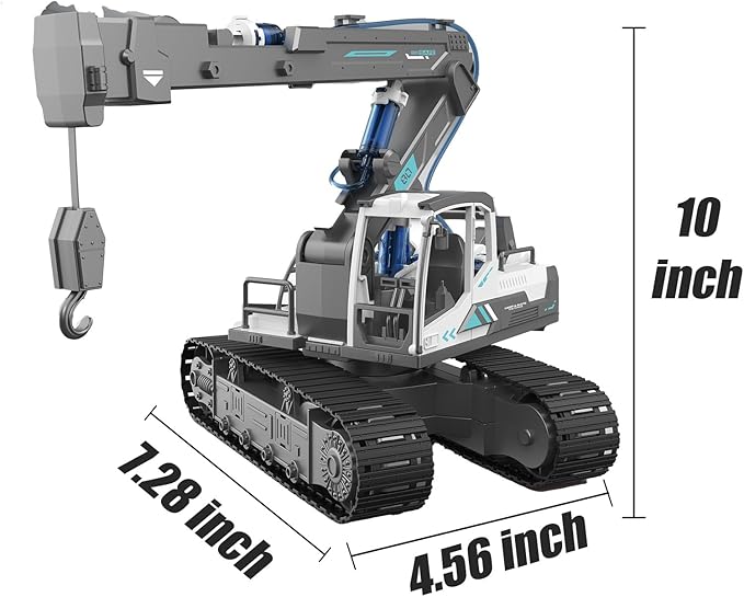 Hydraulic Power Crane Building Block Assembly Toy Set - Educational Science Experiment Kit,STEM Toys for Boys Age 8-12,Rich Operability&Realistic Appearance