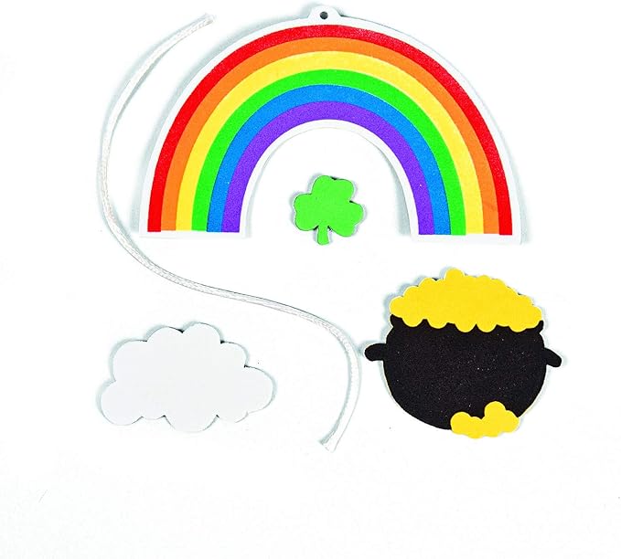 St Pats Rainbow Ornaments Ck - Crafts for Kids and Fun Home Activities