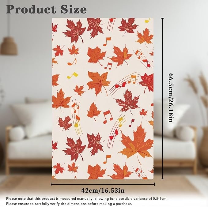 Maple Leaves Headrest Covers for Recliners Soft Chair Headrest Cover Wear Resistant Sofa Head Protector for Home Couch Loveseats Decoration 3 Pack