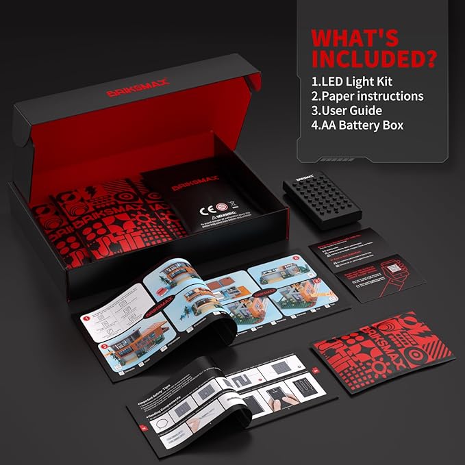 BRIKSMAX 2.0 Light Kit for Lego Twilight: The Cullen House -Innovative Led Lighting Compatible with Lego Ideas 21354 - Not Included Lego Set