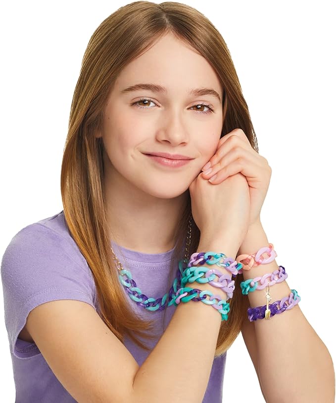 Make It Real Disney Princess Ariel’s Whozits & Whatzits DIY Necklace & Bracelet Kit - Jewelry Making Set for Girls 8+