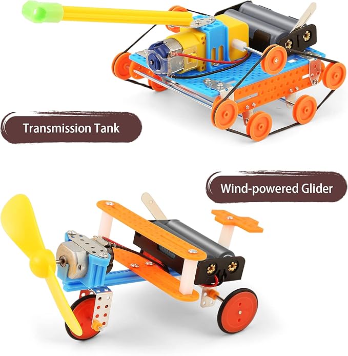 STEM Kits for Kids Crafts 6-8 8-12, Boys Gifts Toys for 6 7 Year Old Boy Birthday Gift Ideas, STEM Toys Craft Kits 6+ 7+ yr, Robotics Science Activities Robot Building Age 8-10 8 9 10 11 12 Years