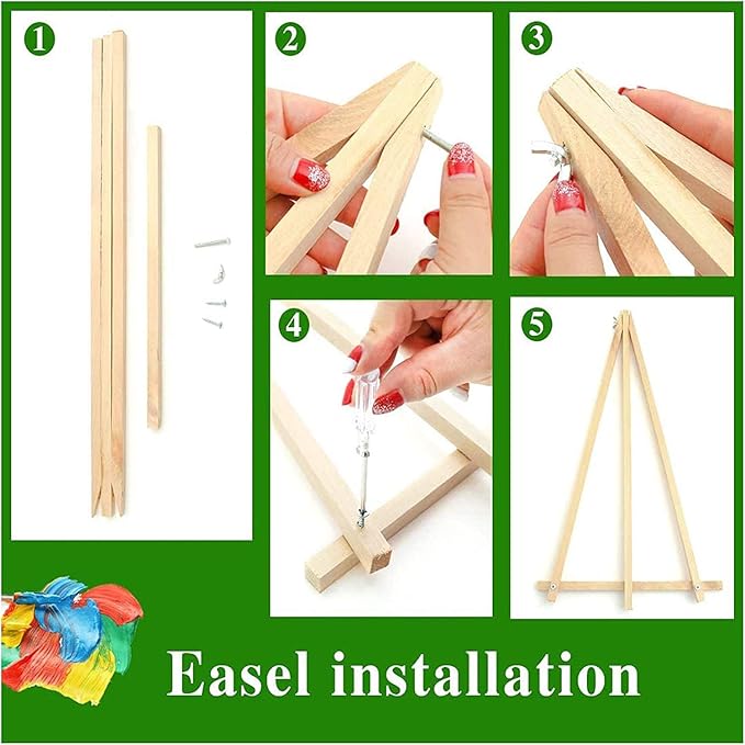 Paint by Numbers for Adults & Kids,DIY Oil Painting Kit – 12” x 16” Dog and Bubbles Pattern with Wooden Easel