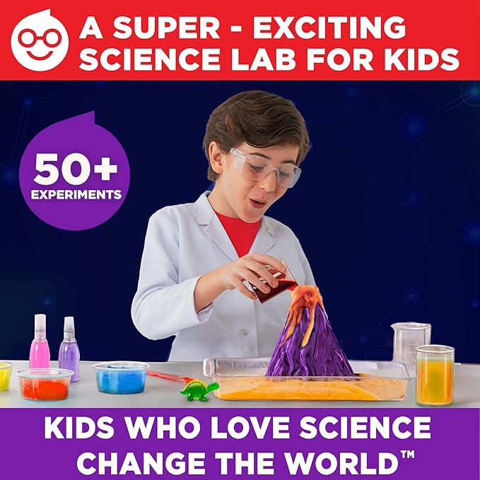 Doctor Jupiter Ultimate Science Kit for Kids Ages 8-12| Christmas, Birthday Gift Ideas for 8-9-10-11-12 Year Old Boys & Girls| STEM Learning & Educational Toys| 50+ Experiments Ultimate Starter Series