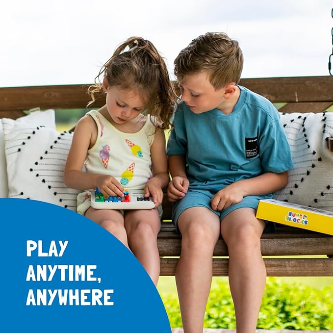 GiiKER Super Blocks Pattern Matching Puzzle Games, Original 1000+ Challenges Brain Teaser Toys for Kids & Teens, Easter Basket Stuffers Birthday Gifts for Boys Girls, Travel Games for Road Trips