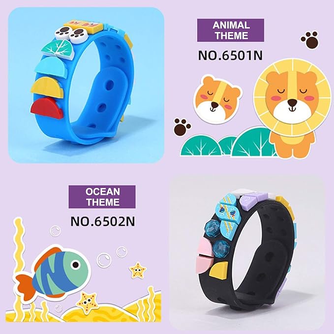 6 Packs Kids Jewelry Craft Bracelet,Sports Bracelet Making Kits,Custom Friendship Wristbands