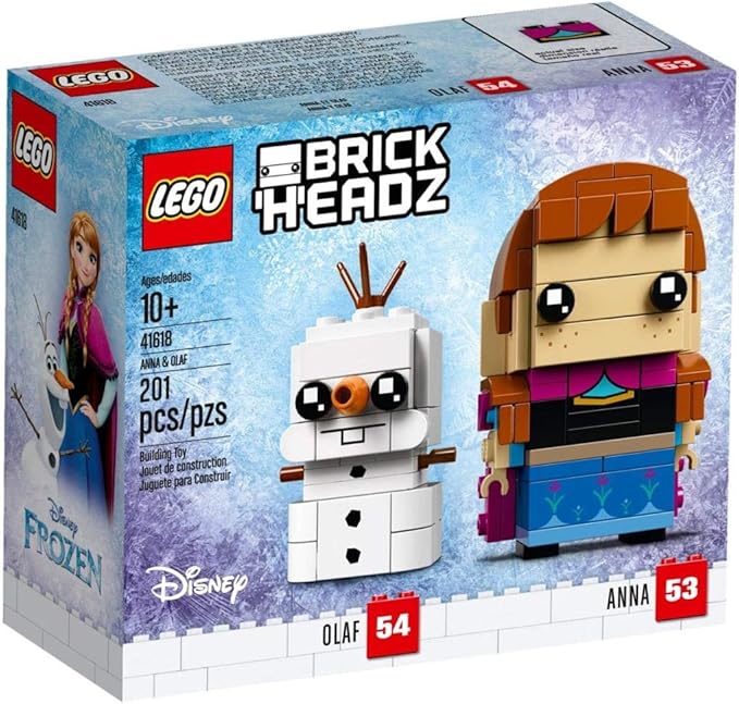 LEGO BrickHeadz Anna & Olaf Building Kit, Multicolor