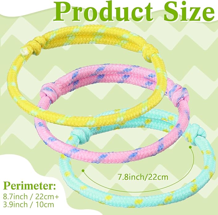 Friendship Bracelets Rope 168 Bracelets in 8 Assorted Colors Adjustable Bracelets for Kids Neon Rope Woven Friendship Bracelets for Girls and Boys Goody Bag Stuffers Party Favors