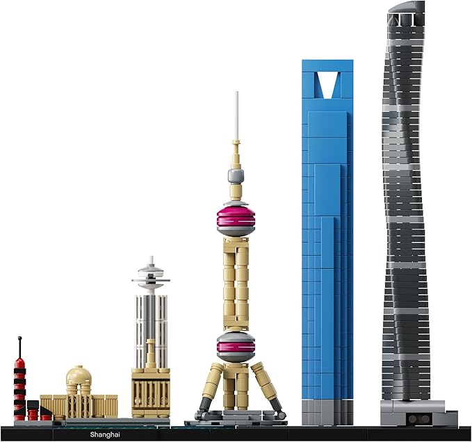 LEGO Architecture Shanghai 21039 Building Kit (597 Pieces)