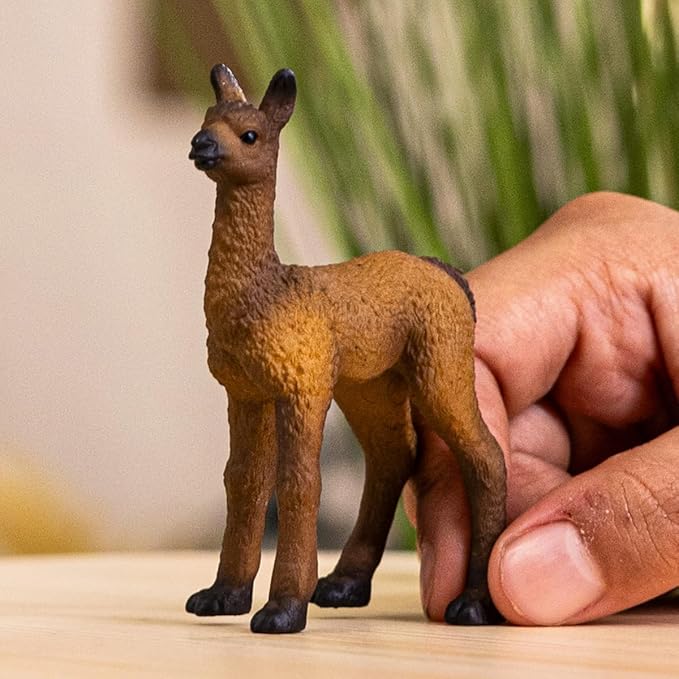Schleich Farm World - 2" Baby Llama Toy for Kids. Realistic, Hand-Painted Farm Animal Toys for Boys and Girls. Fun Educational Figure for Screen-Free, Imaginative Learning for Children Ages 3+ 14890