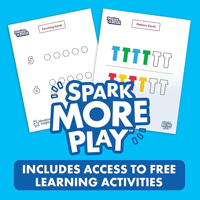 Educational Insights Design & Drill Adventure Circuits, STEM Toy, 63 Pieces, Ages 5+