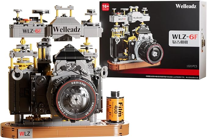 Building Blocks Camera, Building Set, Toys Gift for Adults and Kids, Collectible Model Digital Camera to Build 1020pcs