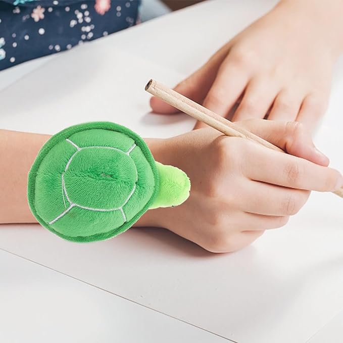 Toddmomy Plush Slap Bracelet Turtle Snap Band Stuffed Animals Slap Bracelets Turtle Slap Bracelet for Kids Party Favors