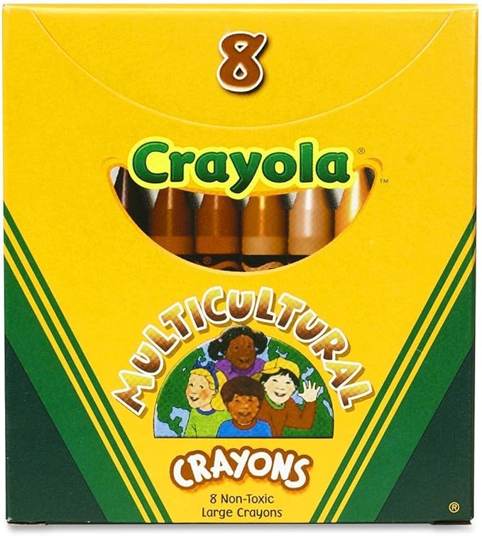 Crayola BIN52080W Multicultural Crayons