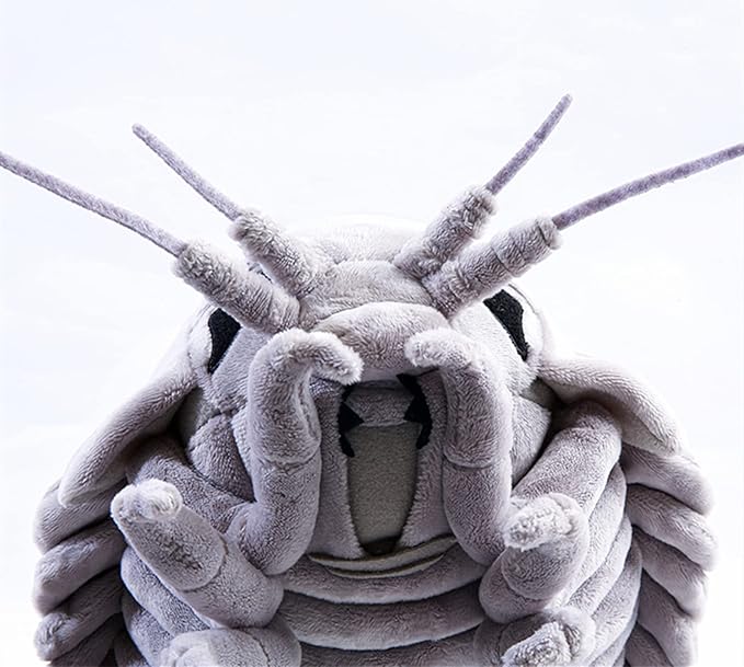 ZHONGXIN MADE Giant Isopod Plush - Lifelike 13inch Isopod Stuffed Animal, Simulation Bathynomus Giganteus Arthropod Insect Plushie, Soft Crustaceans Animals Toys Model Dolls Gifts for Kids