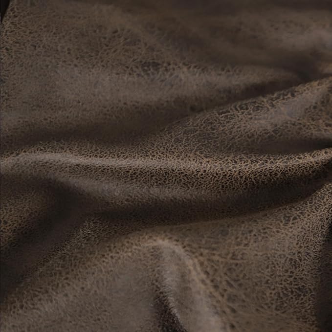 molasofa Leather Like Additional Recliner Console Cover for Reclining Loveseat Covers Stretch Jacquard Middle Console Cover for Recliner Couch and Sofa Dark Brown