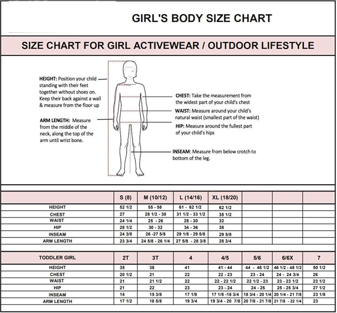 Arctic Quest Little Girls Bib Snow Pants and Ski Jacket Water-Resistant Snowsuit For Kids Winter Jacket For Girls