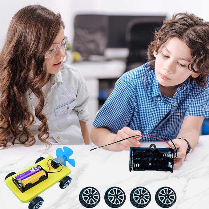 STEM Kits for Kids Ages 5-7, DIY Crafts 5 Set Science Kit, STEM Robotics Kids Toy for Boys Age 8-12, Science Kits for Kids Birthday