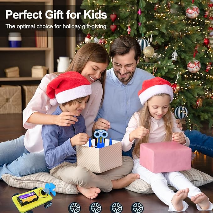 STEM Kits for Kids Ages 5-7, DIY Crafts 5 Set Science Kit, STEM Robotics Kids Toy for Boys Age 8-12, Science Kits for Kids Birthday