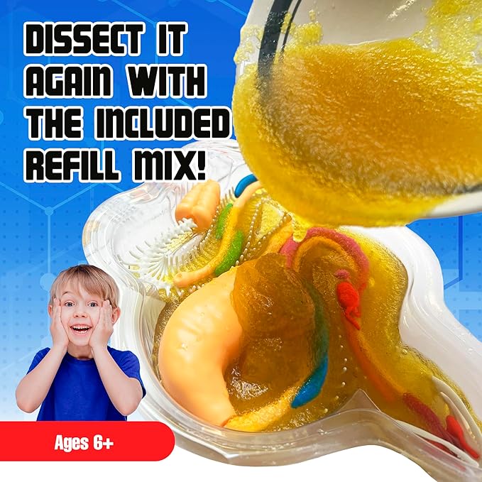 Top Secret Toys Rattlesnake Super Lab Dissect It Kit for Kids, Synthetic Dissection Kids Science Kit to Learn Biology, STEM Toys for 6 Year Old and Up