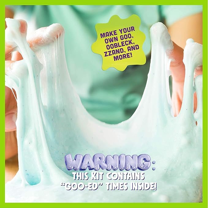 Be Amazing! Toys Super Squishy Science Lab STEAM Science Kit for Kids - Kid Chemistry Kit - Make Your Own Slime, Putty, Quicksand and More - Mind Blowing Experiments – Ages 8-12