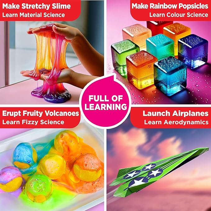 Doctor Jupiter My First Amazing Science Kit for Girls Ages 4+ | Birthday Gift Ideas for 4-5-6-7-8-9-10-11-12 Year Old Girls | STEM Learning & Educational Toys | Advanced Science Experiment Series