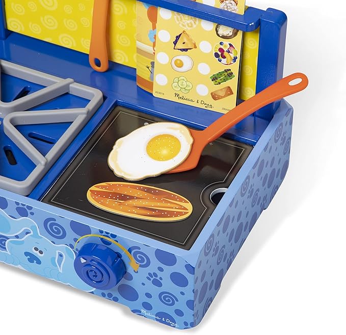 Melissa & Doug Blue's Clues & You! Wooden Cooking Play Set (42 Pieces)