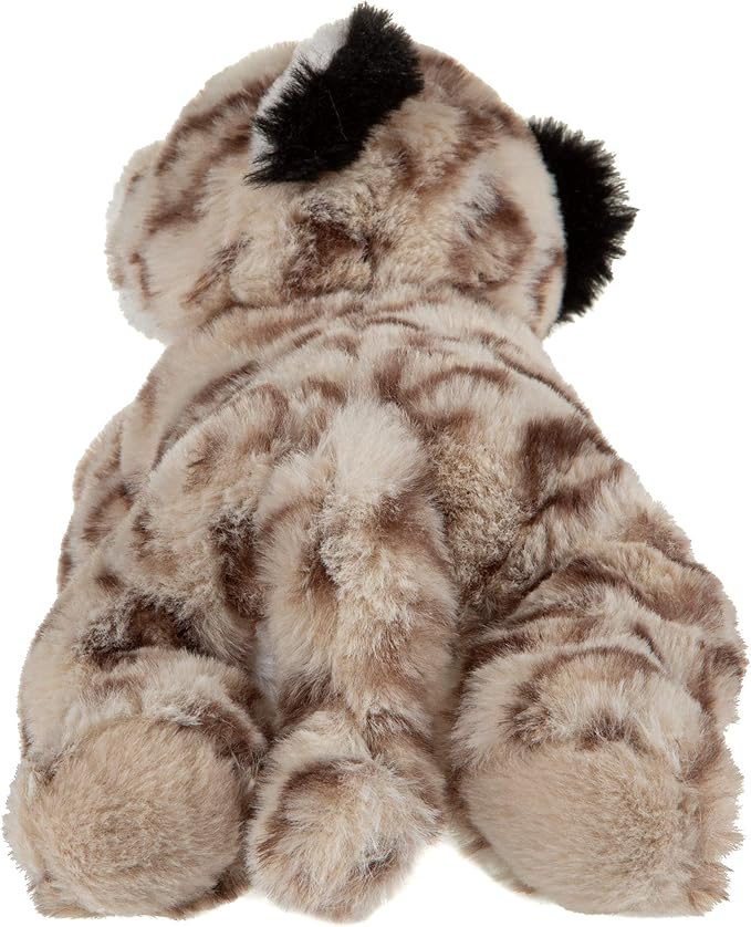 Wild Republic EcoKins Mini Snow Leopard Stuffed Animal 8 inch, Eco Friendly Gifts for Kids, Plush Toy, Handcrafted Using 7 Recycled Plastic Water Bottles (24795)