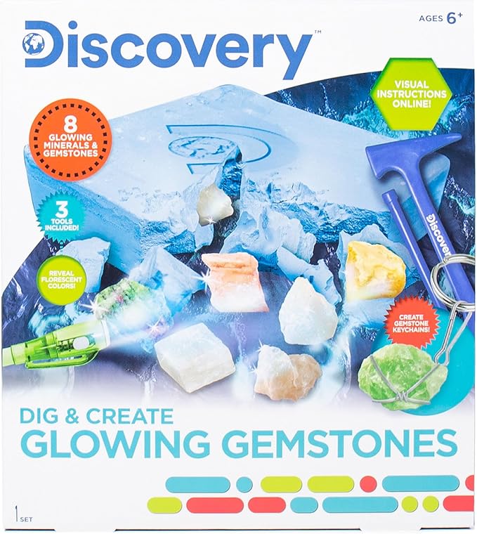Discovery Crystal Growing Aquarium, at-Home STEM Kits for Kids Age 12 and Up, Crystal Kits for Young Scientists, DIY Crystals, Kids Sleepover Activities