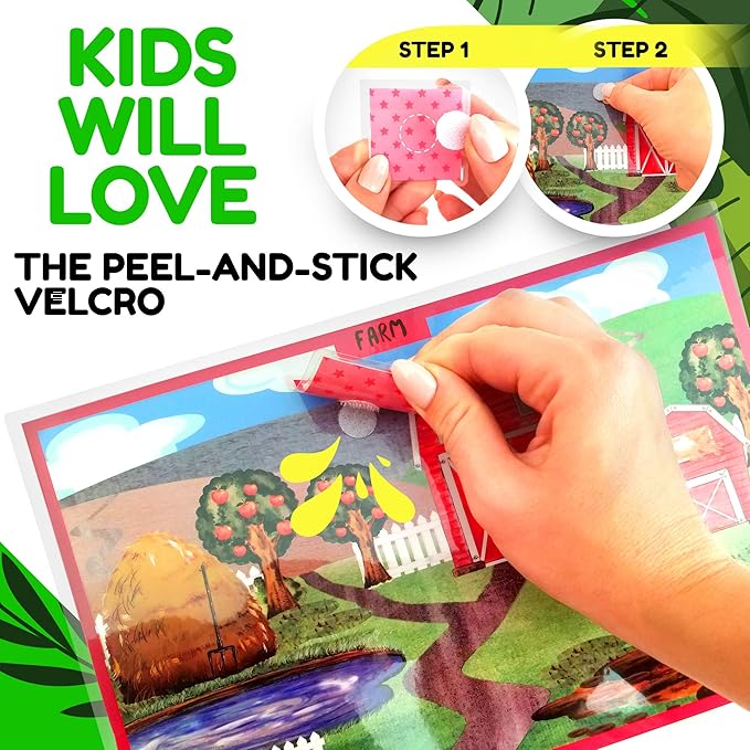 USA Sensory Busy Book Toys Autistic Children, Toddler Speech Therapy Activity Board Toys Montessori Educational Learning Toys, Autistic Toys Book, Montessori Toys for Toddlers (Speech Therapy