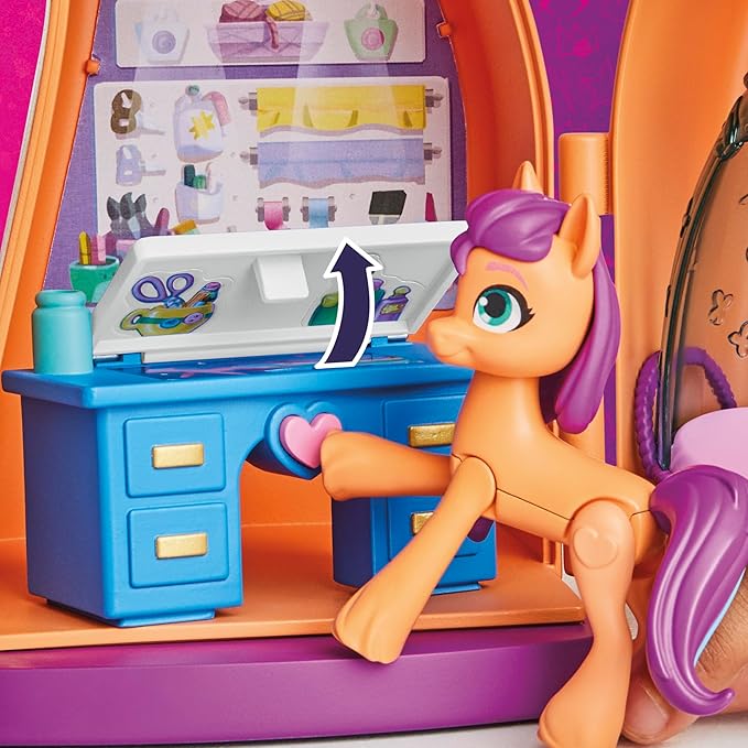 My Little Pony Toys, Sunny's Playset Reveal, 25-Inch-Tall Transforming Doll Playsets and Interactive Toys for 5 Year Old Girls & Boys (Amazon Exclusive)