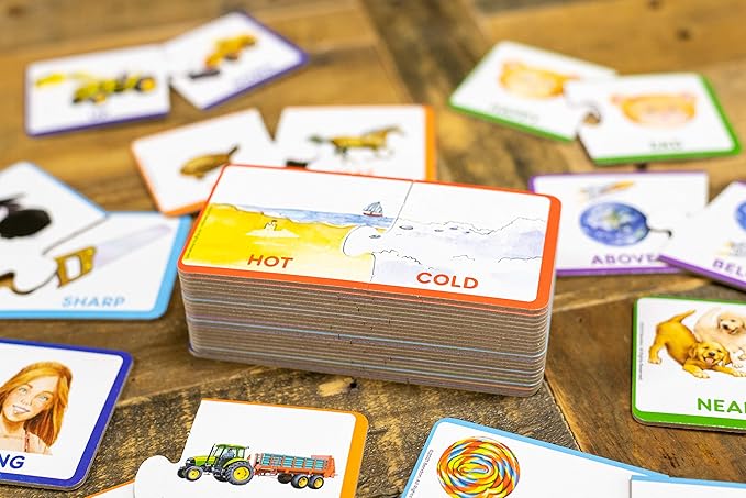 Bendon TS Shure Opposites 30-Piece Matching Puzzle with Tin Storage Case Pre-School Kindergarten Learning 51467