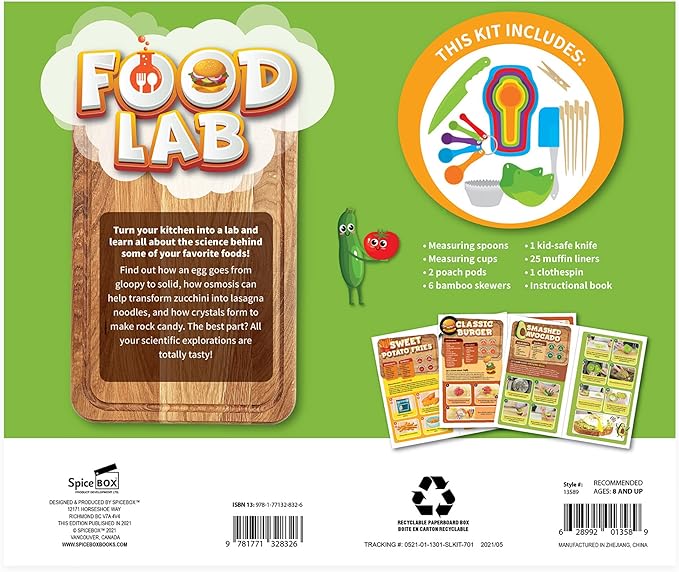 SpiceBox Science Lab Food Lab Kit: Explore The Science of Delicious Cuisine