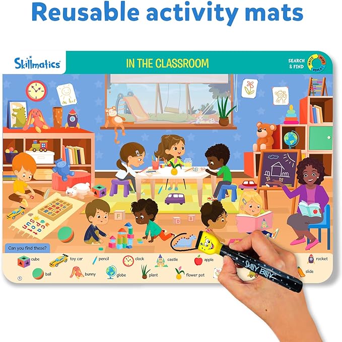 Skillmatics Preschool Learning Activity - Search and Find Megapack Educational Game, Perfect for Kids, Toddlers Who Love Toys, Art and Craft Activities, Gifts for Kids Ages 3, 4, 5, 6