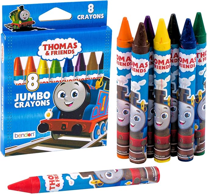 Thomas The Train Coloring Book with Thomas and Friends Stickers Bundle with Thomas The Train Stickers and 2-Sided Door Hanger