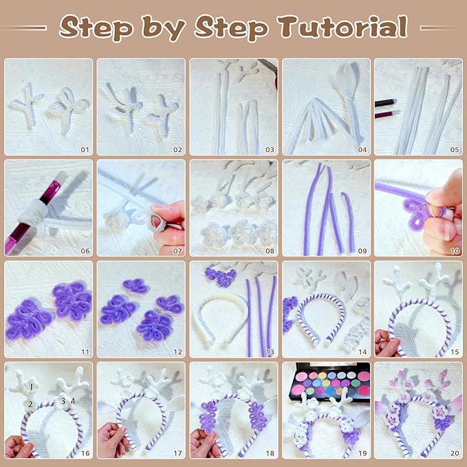 100 Pieces Pipe Cleaners Chenille Stem, Coffee Color Pipe Cleaners Set for Pipe Cleaners DIY Arts Crafts Decorations, Chenille Stems Pipe Cleaners (7 mm x 12 Inch)