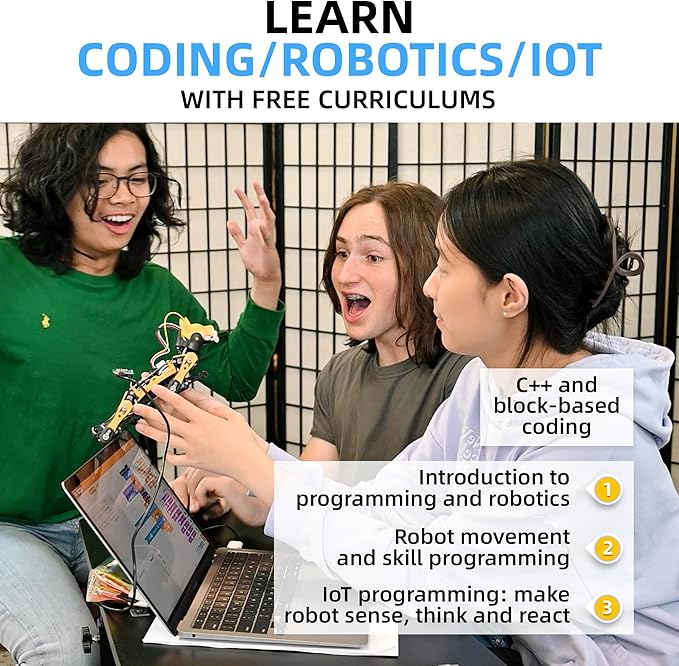 Robot Dog Bittle Robotics Kit (Construction) | Smart Robot Kit, Programmable Open Source, STEM & Robotics Education, App Control Intelligent Robot for Programmer, Developers, Geeks, & Students