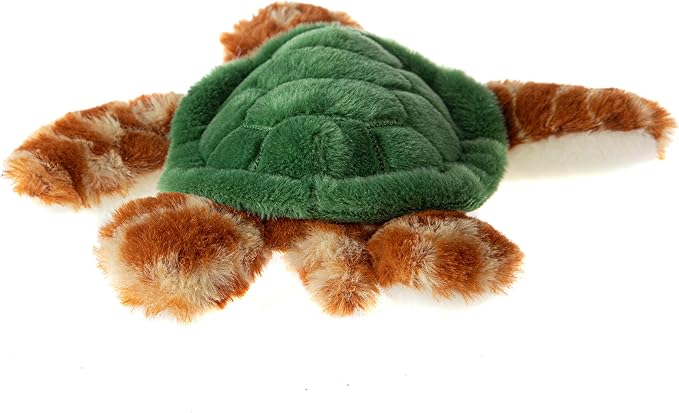 Wild Republic EcoKins Mini Sea Turtle Stuffed Animal 8 inch, Eco Friendly Gifts for Kids, Plush Toy, Handcrafted Using 7 Recycled Plastic Water Bottles (24804)