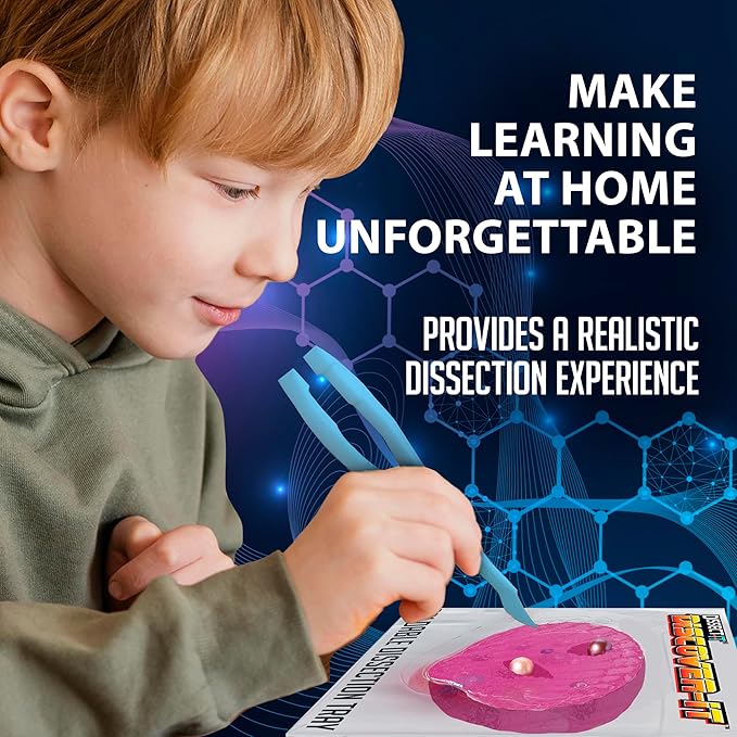 Top Secret Toys Discover-It Dissection Kit for Kids, Real Freshwater Pearl Science Lab Kit to Learn About Oysters, Science Toys for Kids Ages 5+