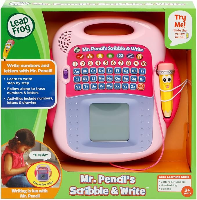 LeapFrog Mr. Pencil's Scribble and Write, Pink