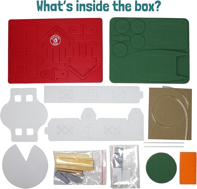 ButterflyEdufields 5in1 Houses Building Construction Kit for Kids Ages 5+ | STEM Projects, Architectural Science DIY Crafts Kit for Boys and Girls | Best Educational Learning Gift Set