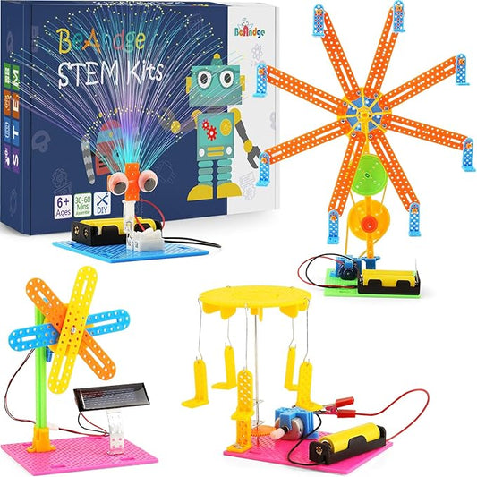 STEM Toys for Girls Age 8-12, Kids Electronic Building Engineering Craft Kits for Boys 6-8, DIY STEAM Projects Science Kit 7-9 10-12, Learning Toys for Elementary Gifts for 6 7 8 9 10 12 Year Old Girl