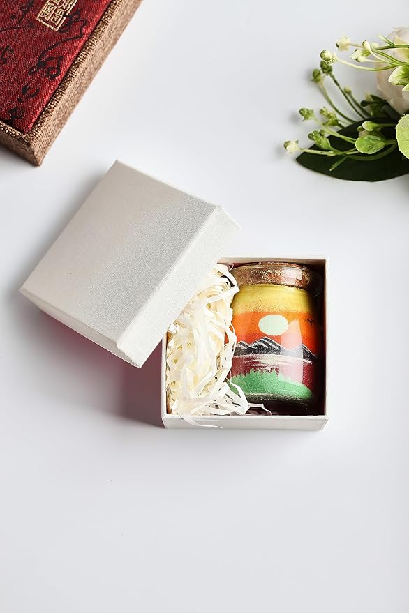 YUANLUGV Sand Art Bottles, Colored Sand with Luminous Sand Art Crafts for Gift Kids, Elegant and Exquisite Sand Art Craft Bottle,Gifts for Girls Boys Kids Women Birthday (b)