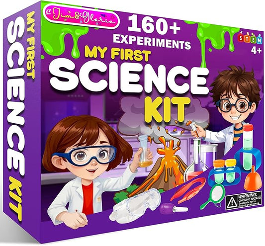 Jim&Gloria Science Kits for Kids 5 7 8 12 Year Old Birthday Gift for Girls Boys, Learning Educational Toy, Stem Toys Chemistry Experiments, DIY Volcano Project Set, Easter Gifts for Kids