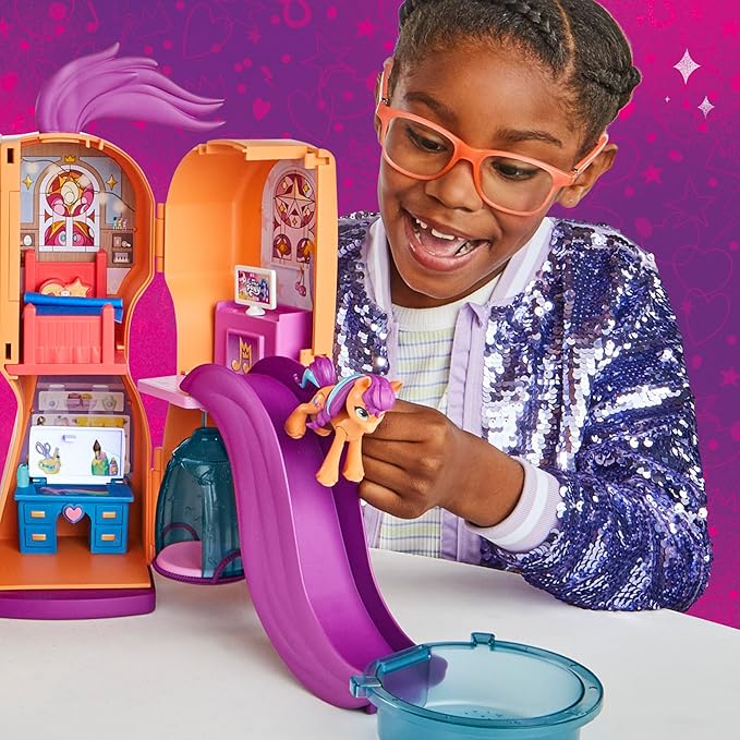My Little Pony Toys, Sunny's Playset Reveal, 25-Inch-Tall Transforming Doll Playsets and Interactive Toys for 5 Year Old Girls & Boys (Amazon Exclusive)