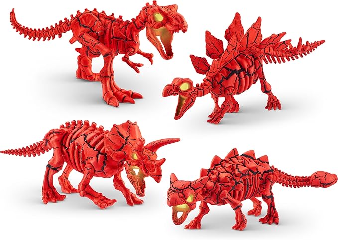 Robo Alive Volcano Dino Fossil Find Triceratops by ZURU Boys Age 5+ Dig and Discover, STEM -Excavate Prehistoric Fossils, Educational Toys, Great Science Kit Gift (Triceratops)