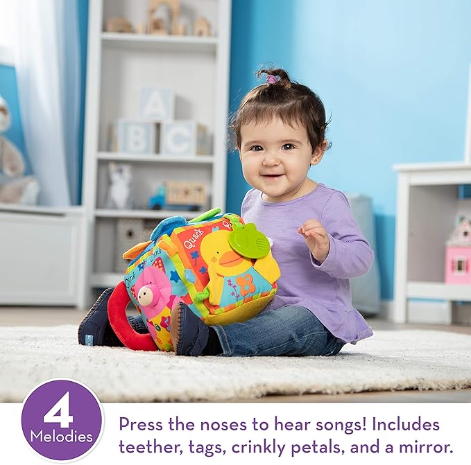 Melissa & Doug K's Kids Musical Farmyard Cube Educational Baby Toy